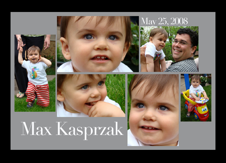 Maxwell’s 1st Birthday